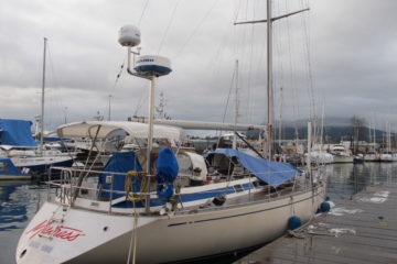 Tula at dock