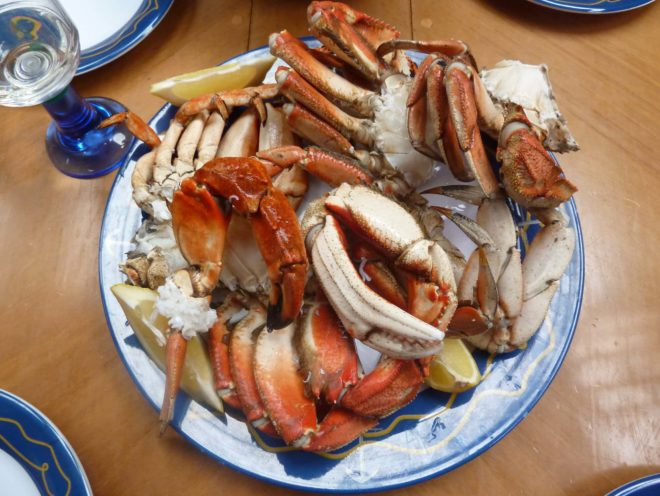 Crab dinner